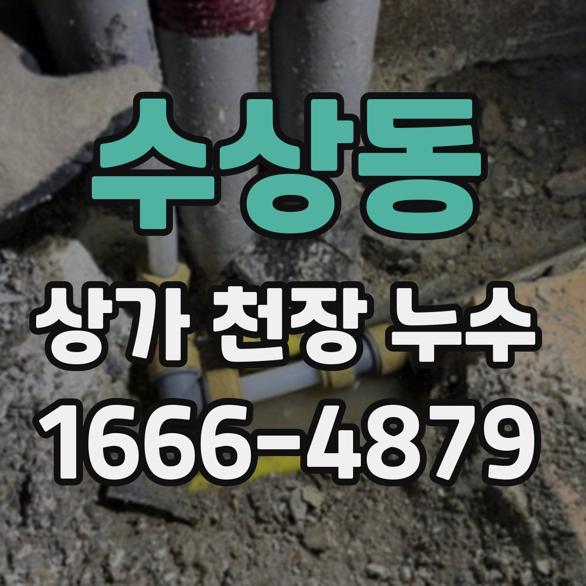 수상동 상가 천장 누수