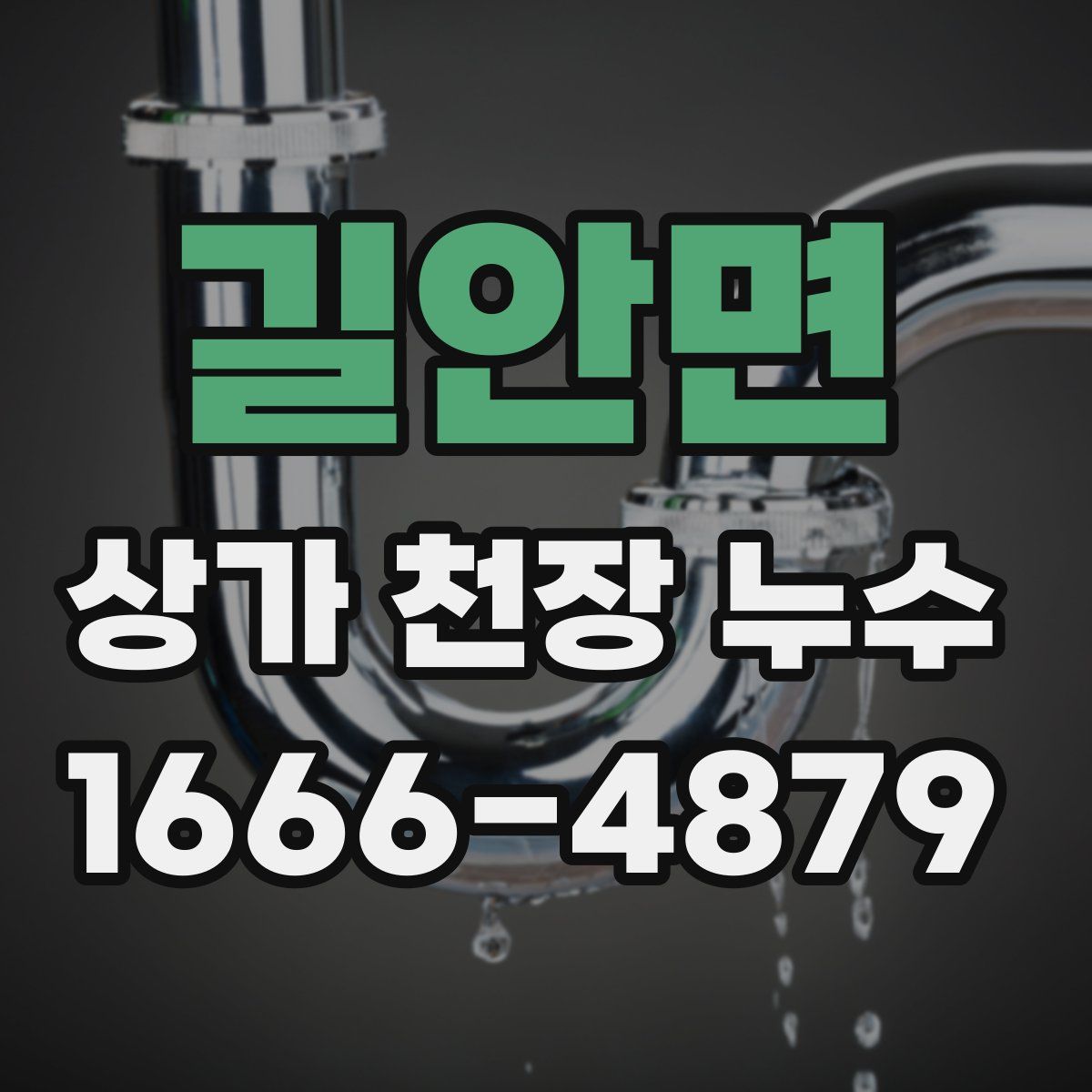길안면 상가 천장 누수