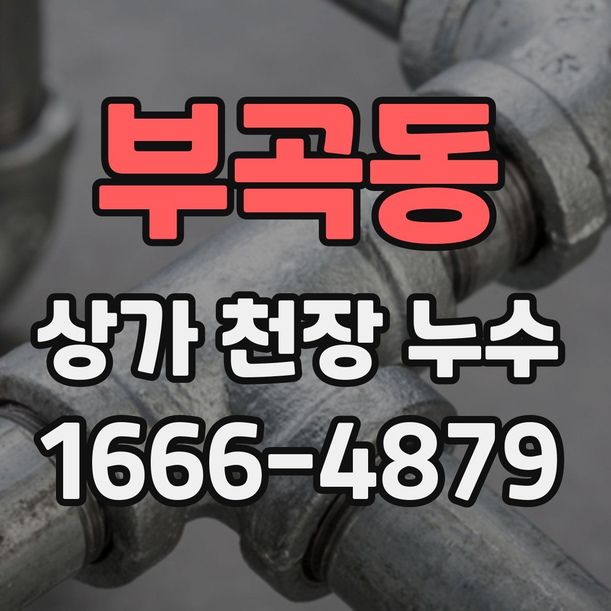 부곡동 상가 천장 누수