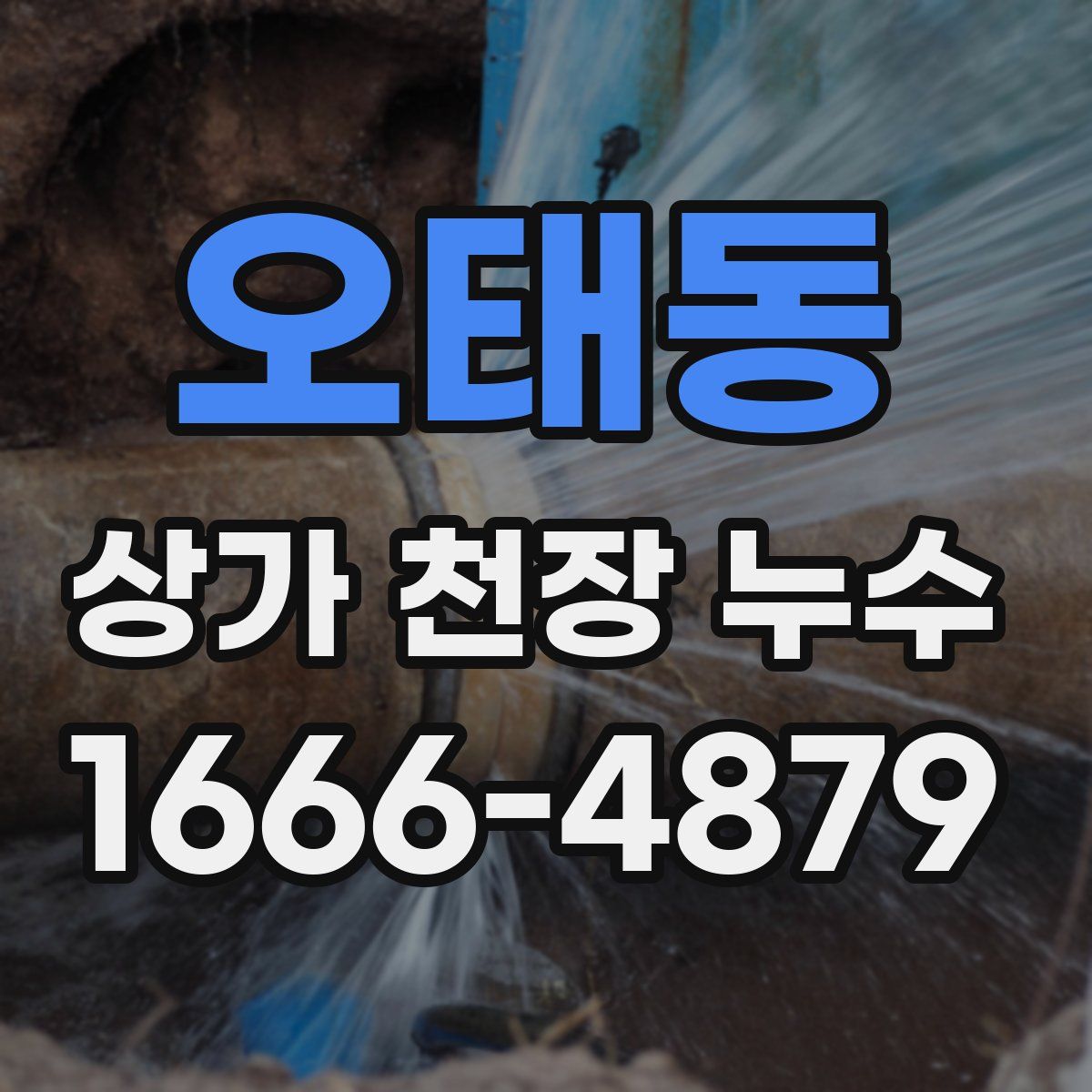 오태동 상가 천장 누수