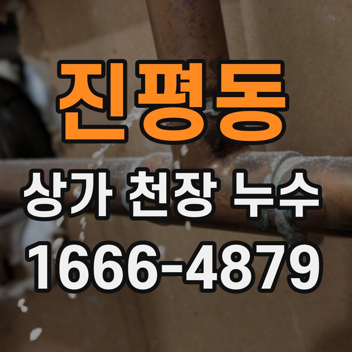 진평동 상가 천장 누수