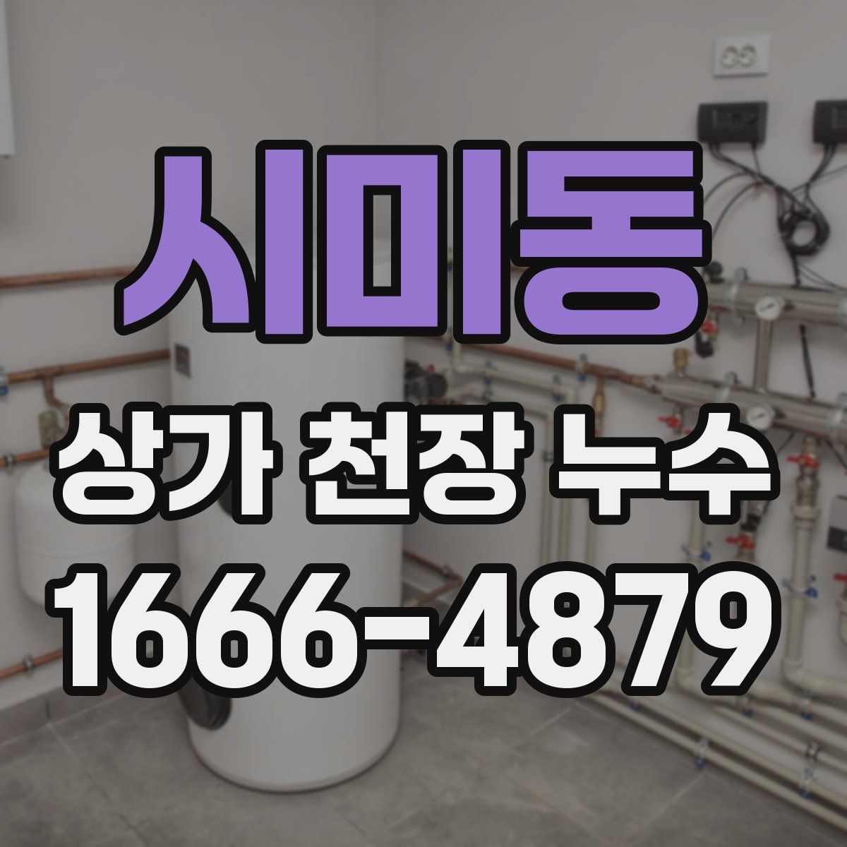 시미동 상가 천장 누수