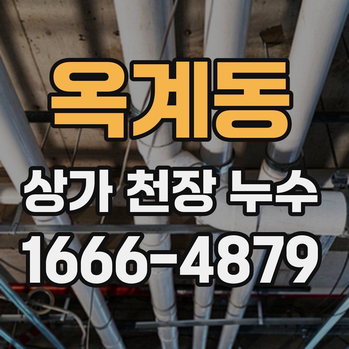 옥계동 상가 천장 누수