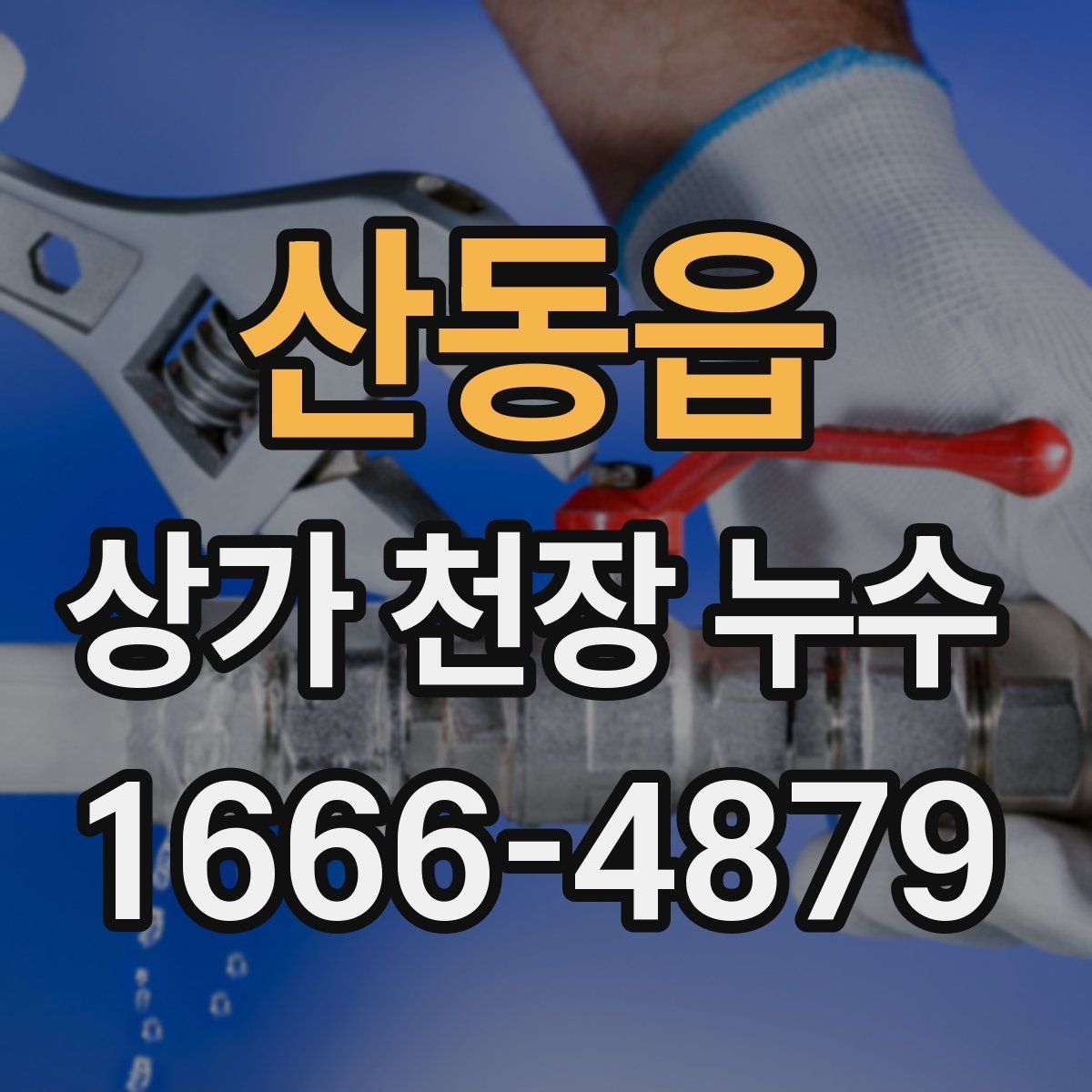 산동읍 상가 천장 누수