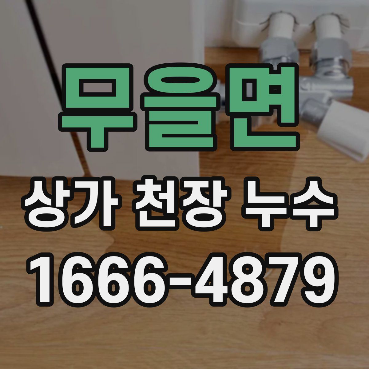 무을면 상가 천장 누수