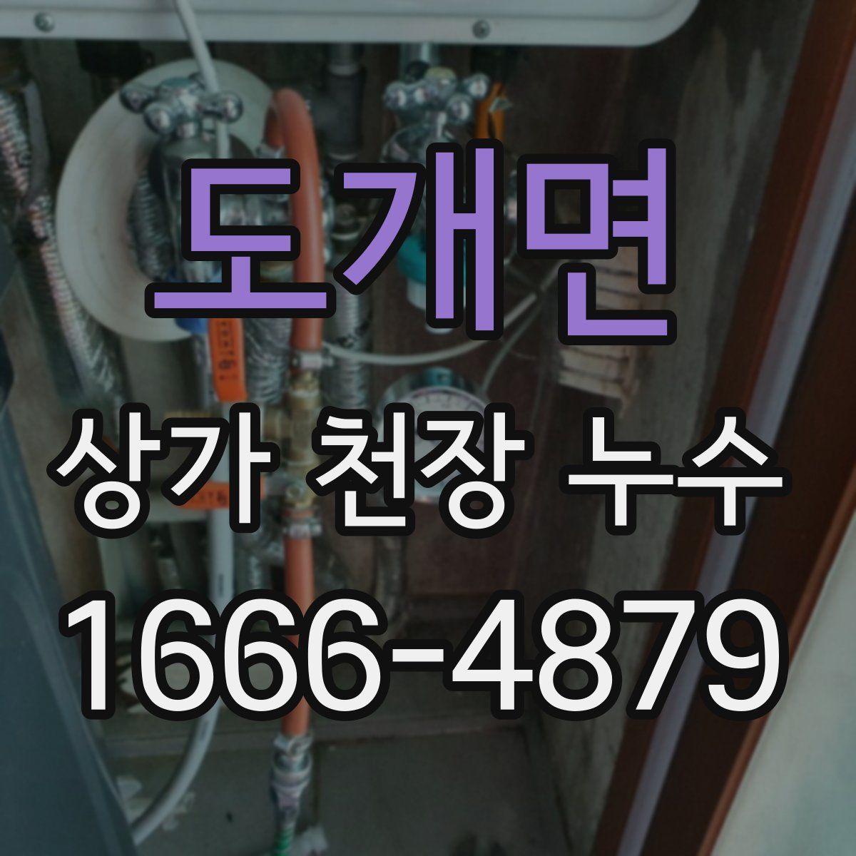 도개면 상가 천장 누수