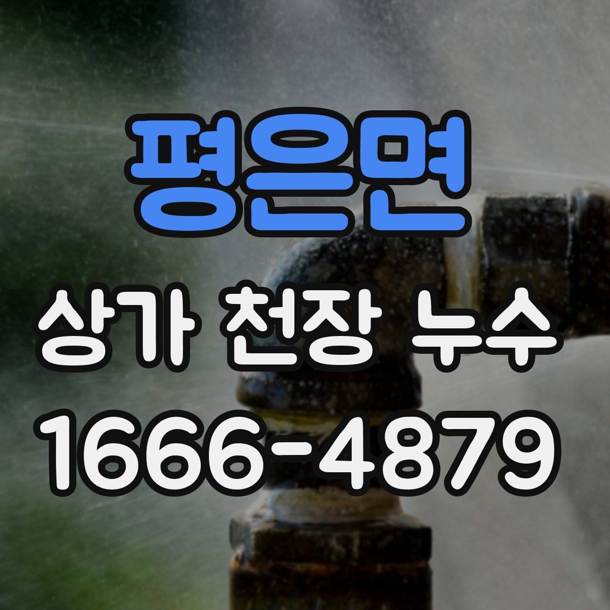 평은면 상가 천장 누수