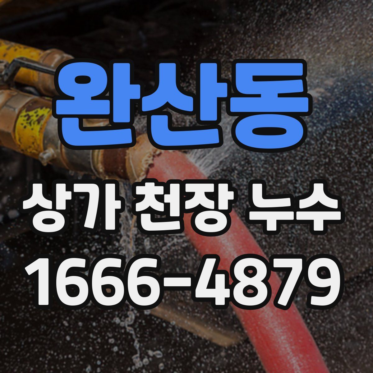 완산동 상가 천장 누수