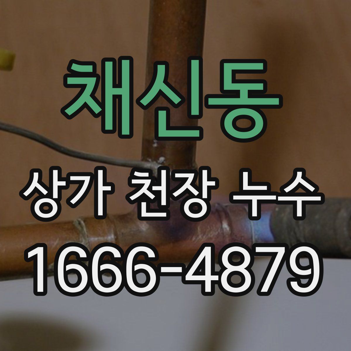 채신동 상가 천장 누수