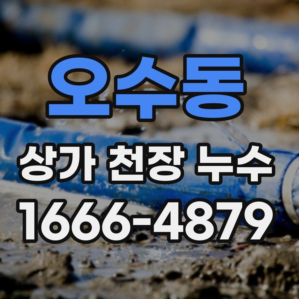 오수동 상가 천장 누수