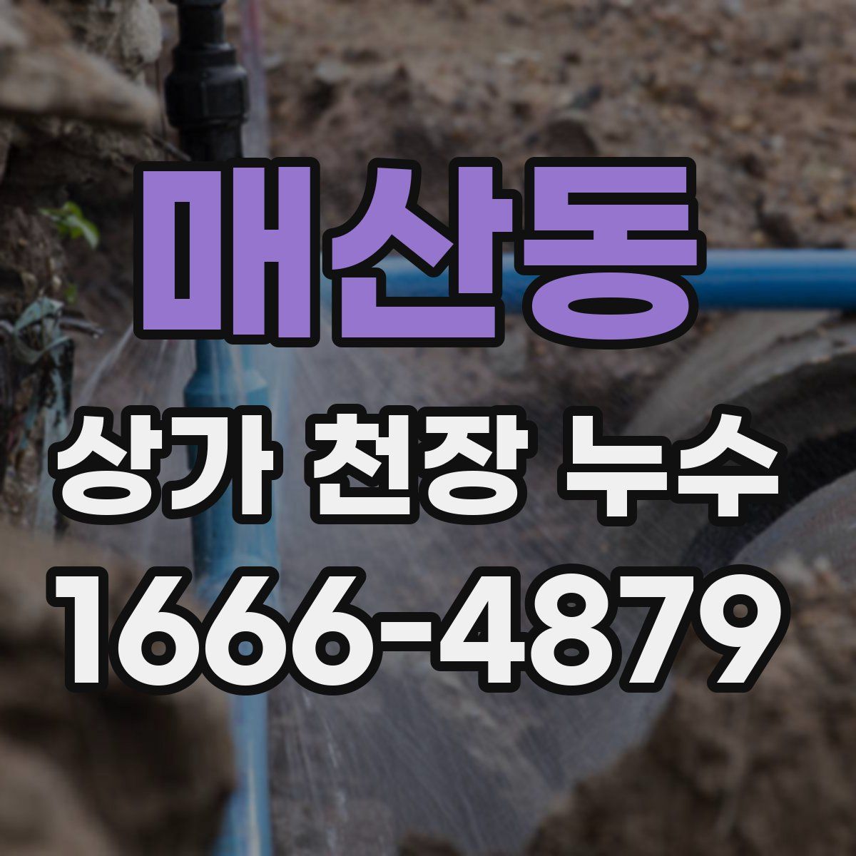매산동 상가 천장 누수