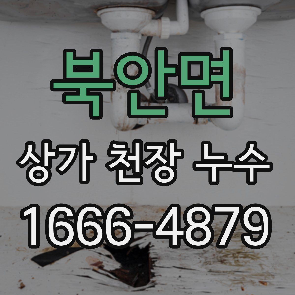 북안면 상가 천장 누수