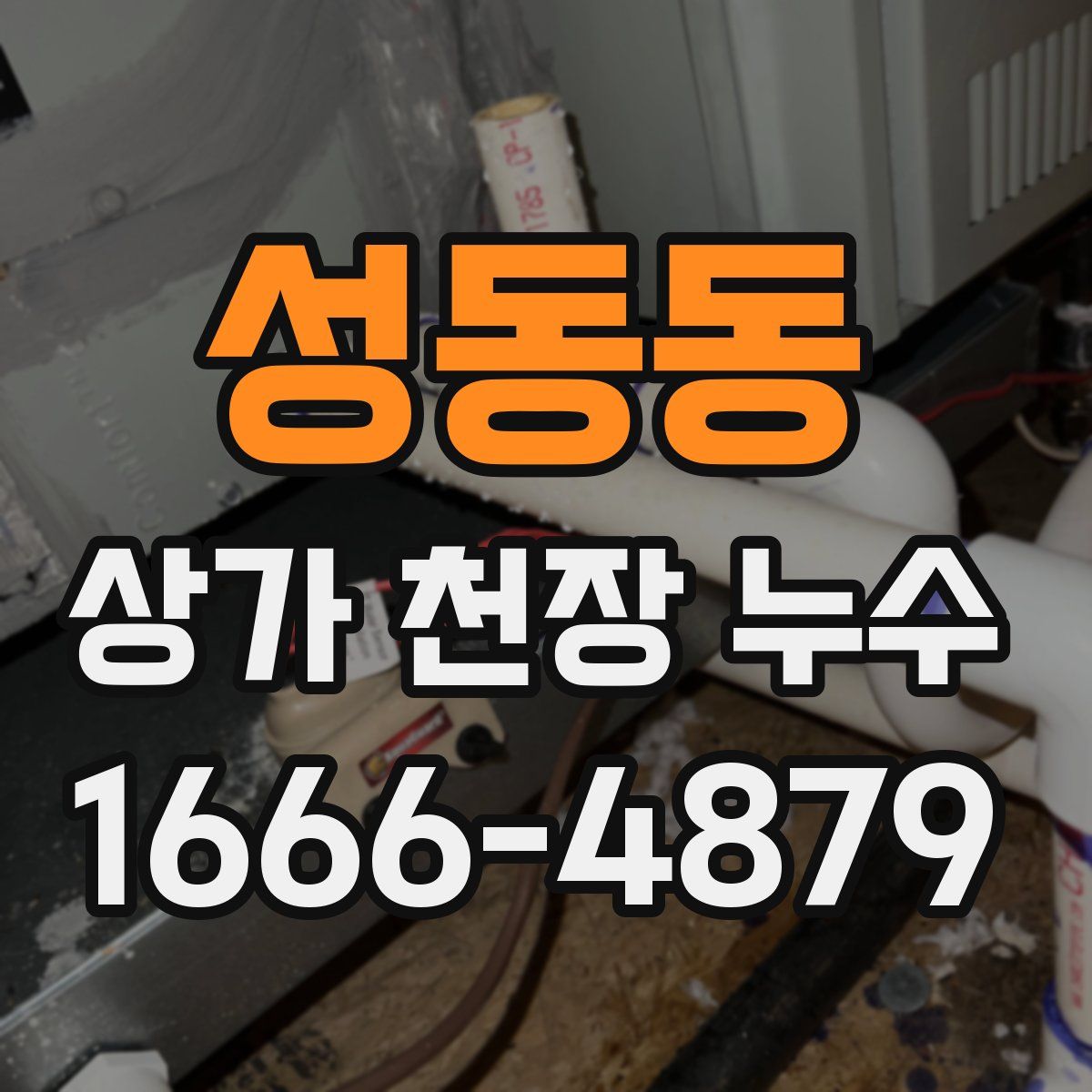성동동 상가 천장 누수