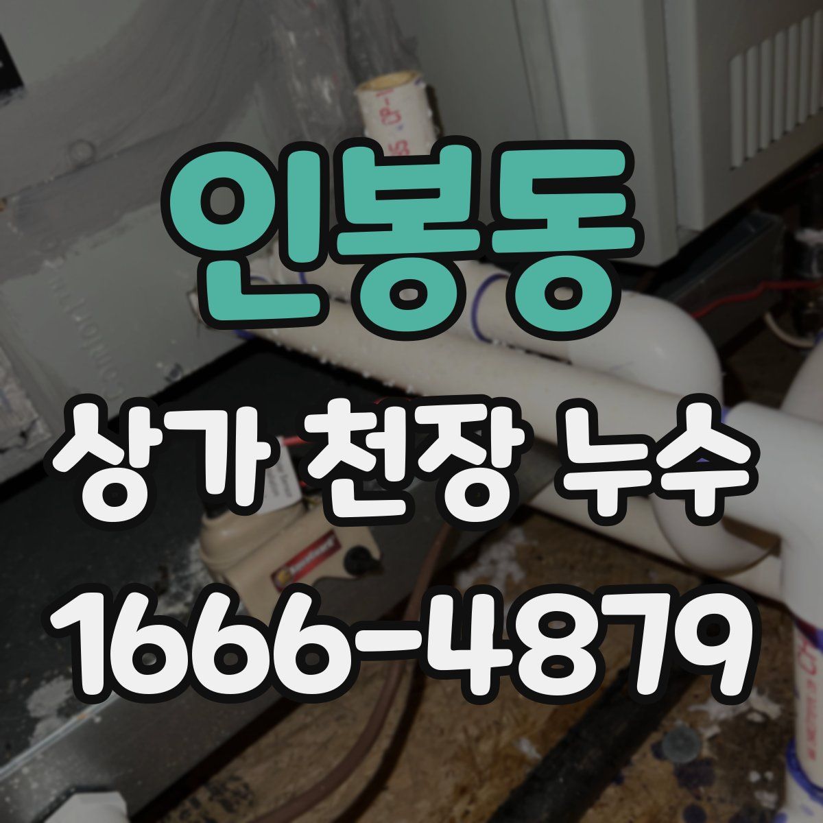 인봉동 상가 천장 누수