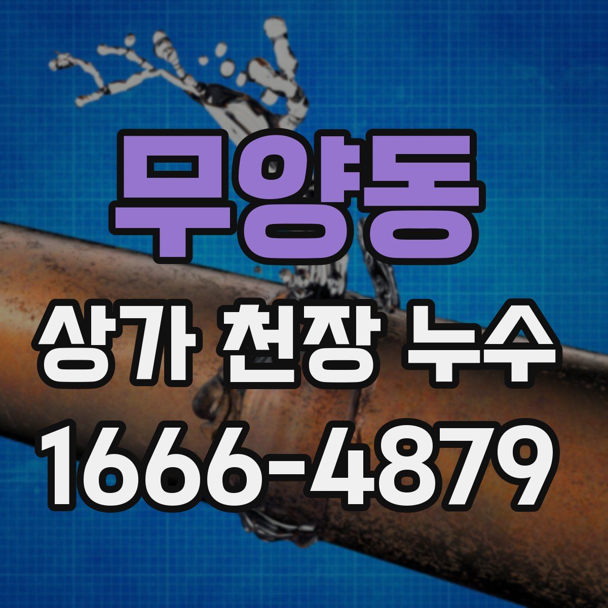 무양동 상가 천장 누수