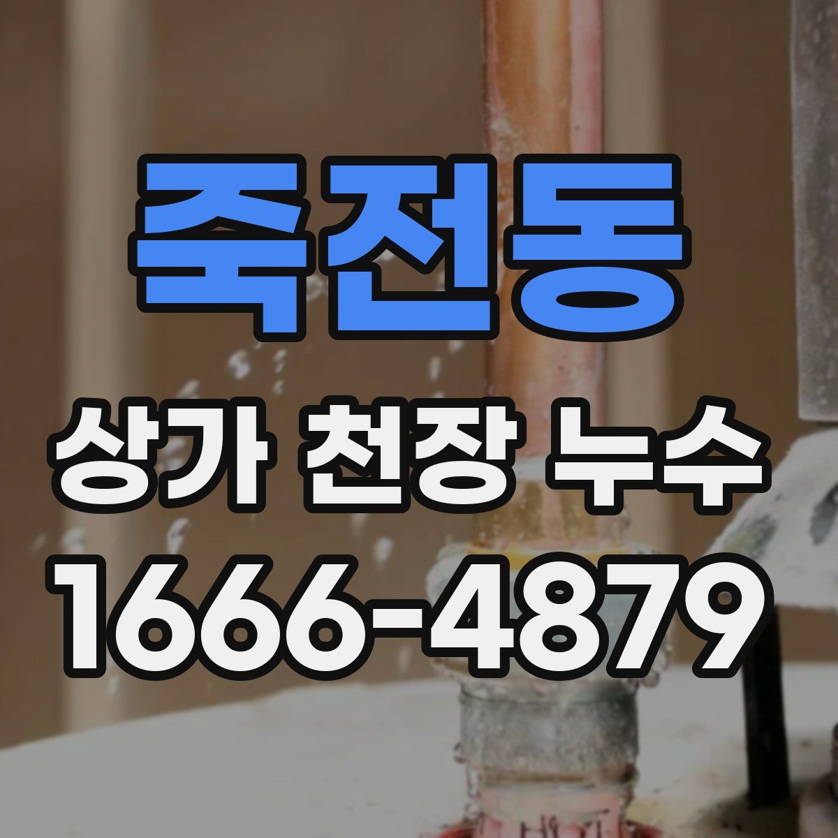 죽전동 상가 천장 누수