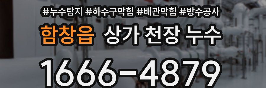 함창읍 상가 천장 누수