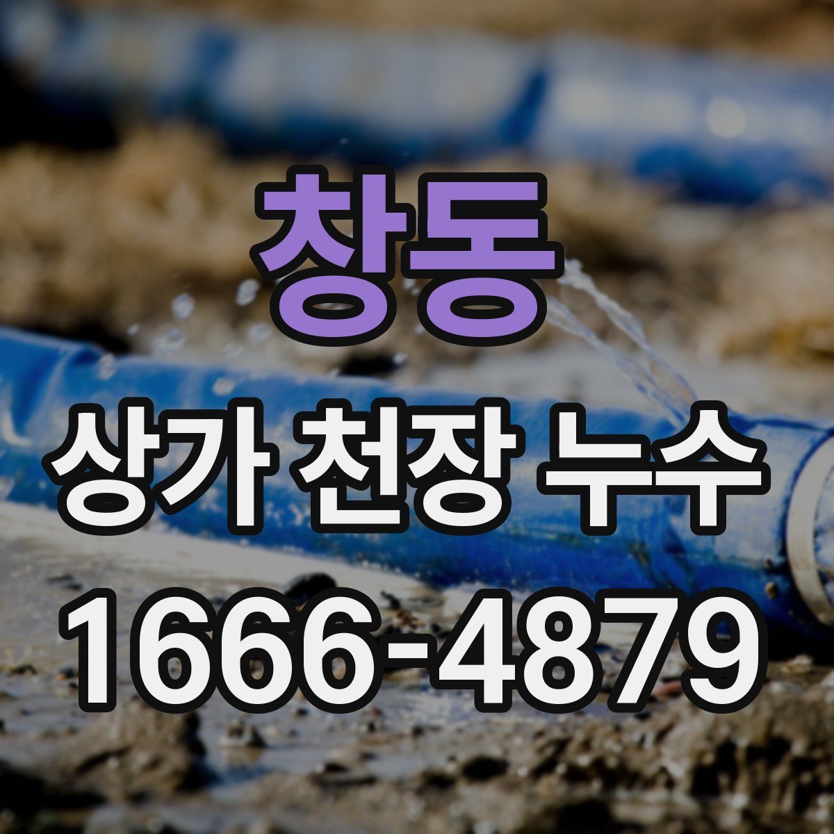 창동 상가 천장 누수