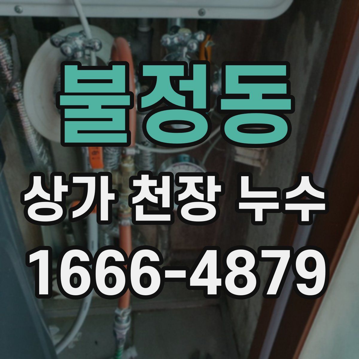 불정동 상가 천장 누수