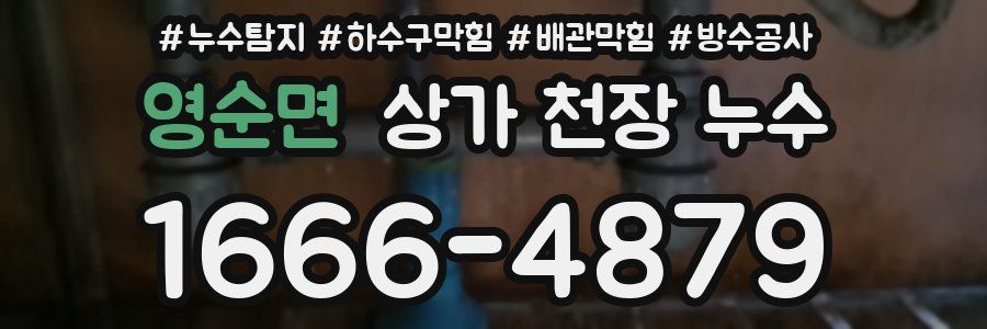 영순면 상가 천장 누수