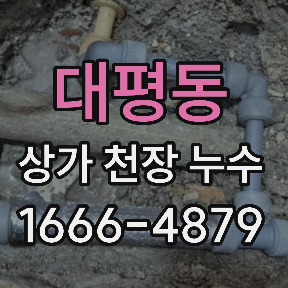 대평동 상가 천장 누수