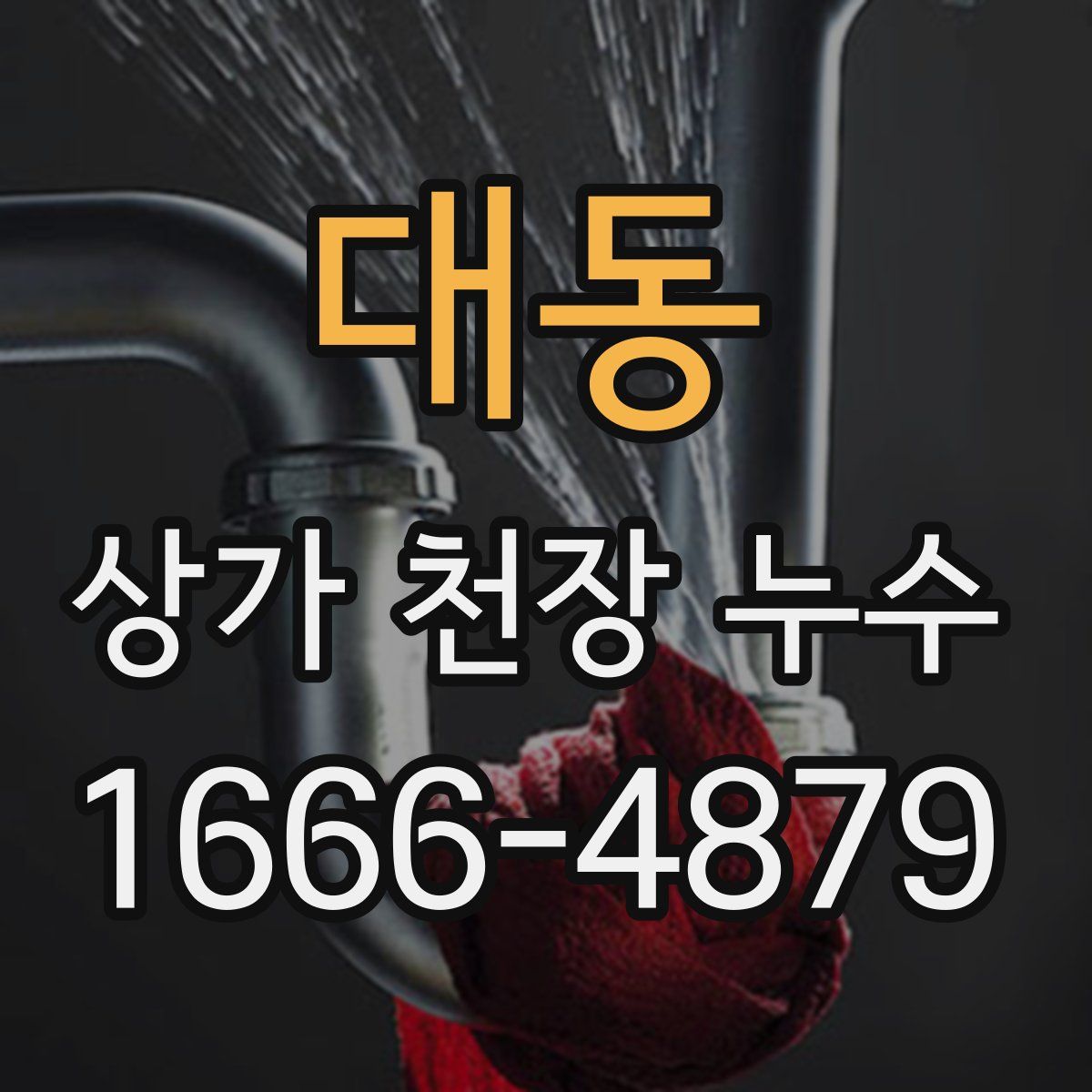 대동 상가 천장 누수
