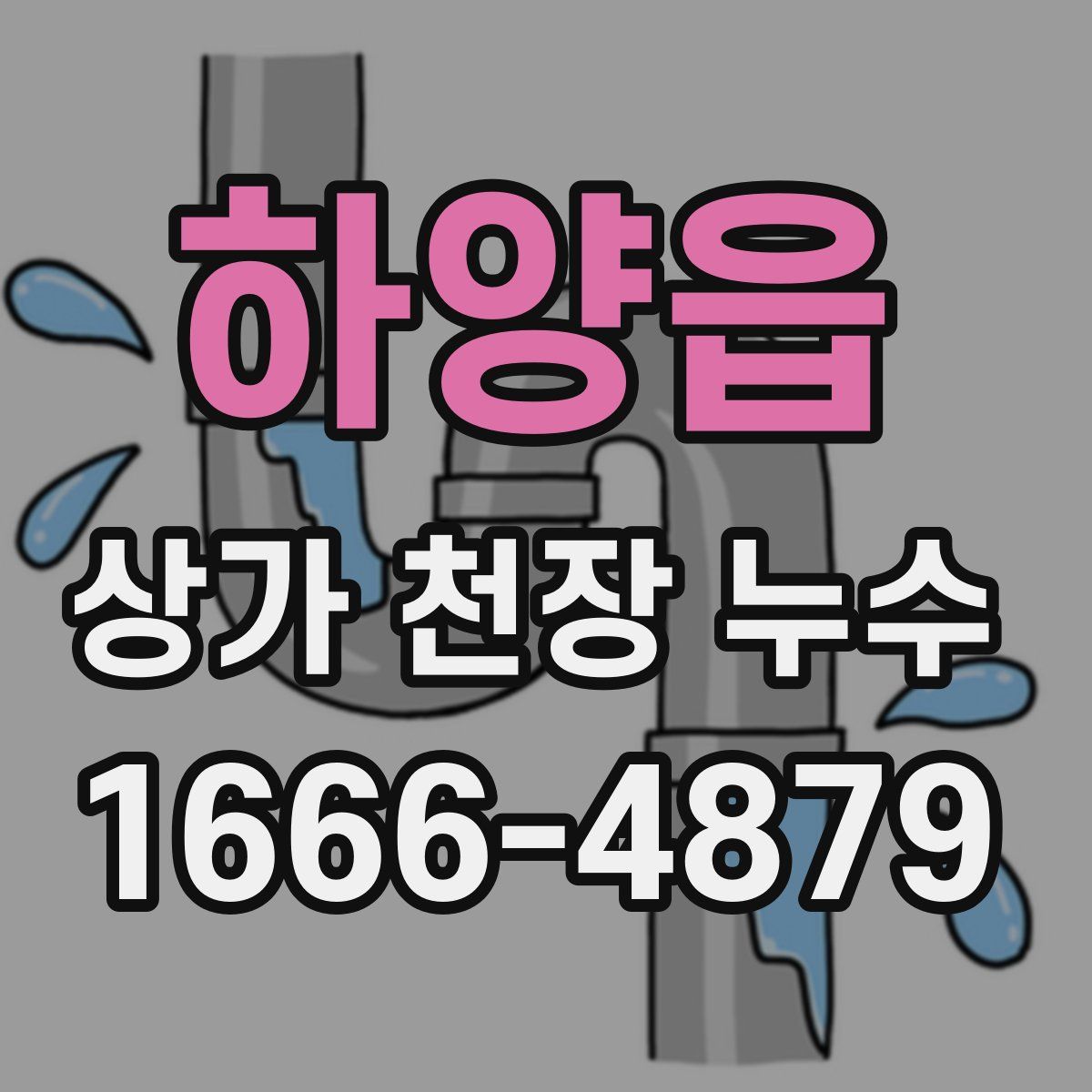 하양읍 상가 천장 누수