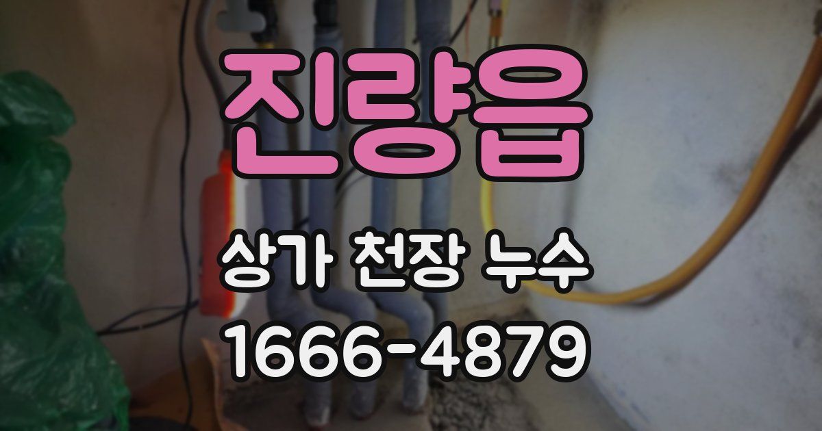 진량읍 상가 천장 누수