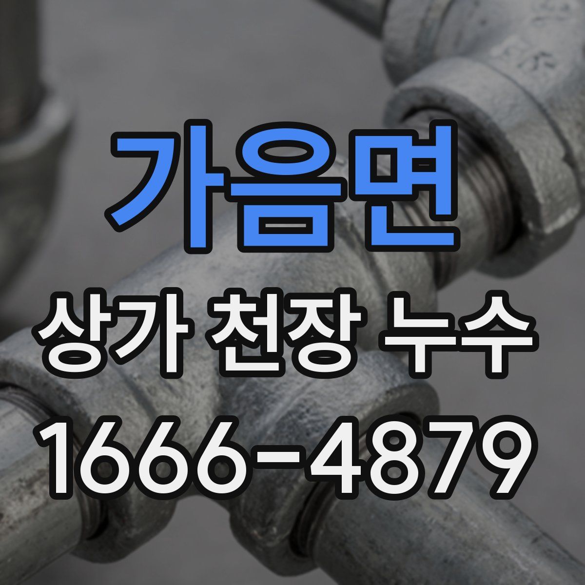 가음면 상가 천장 누수