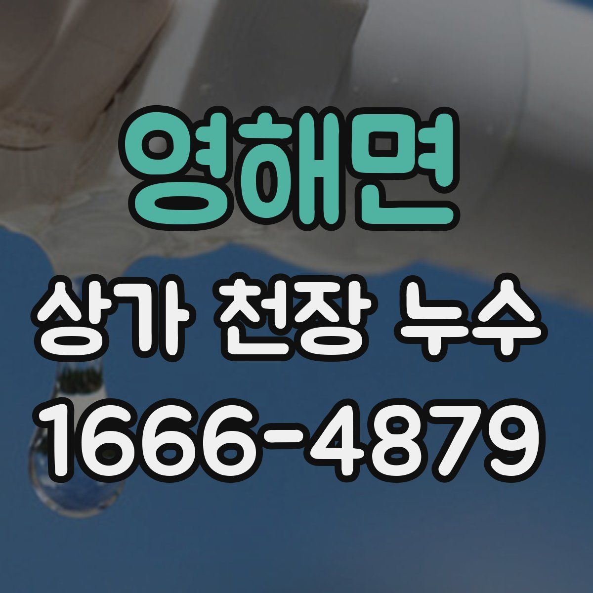 영해면 상가 천장 누수