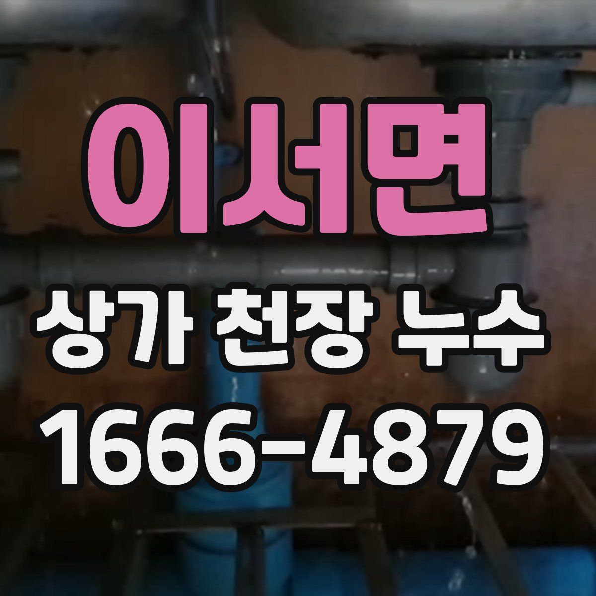 이서면 상가 천장 누수