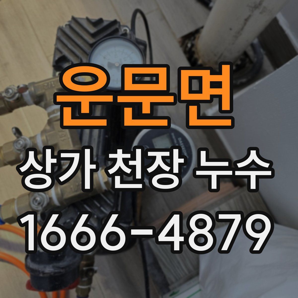 운문면 상가 천장 누수