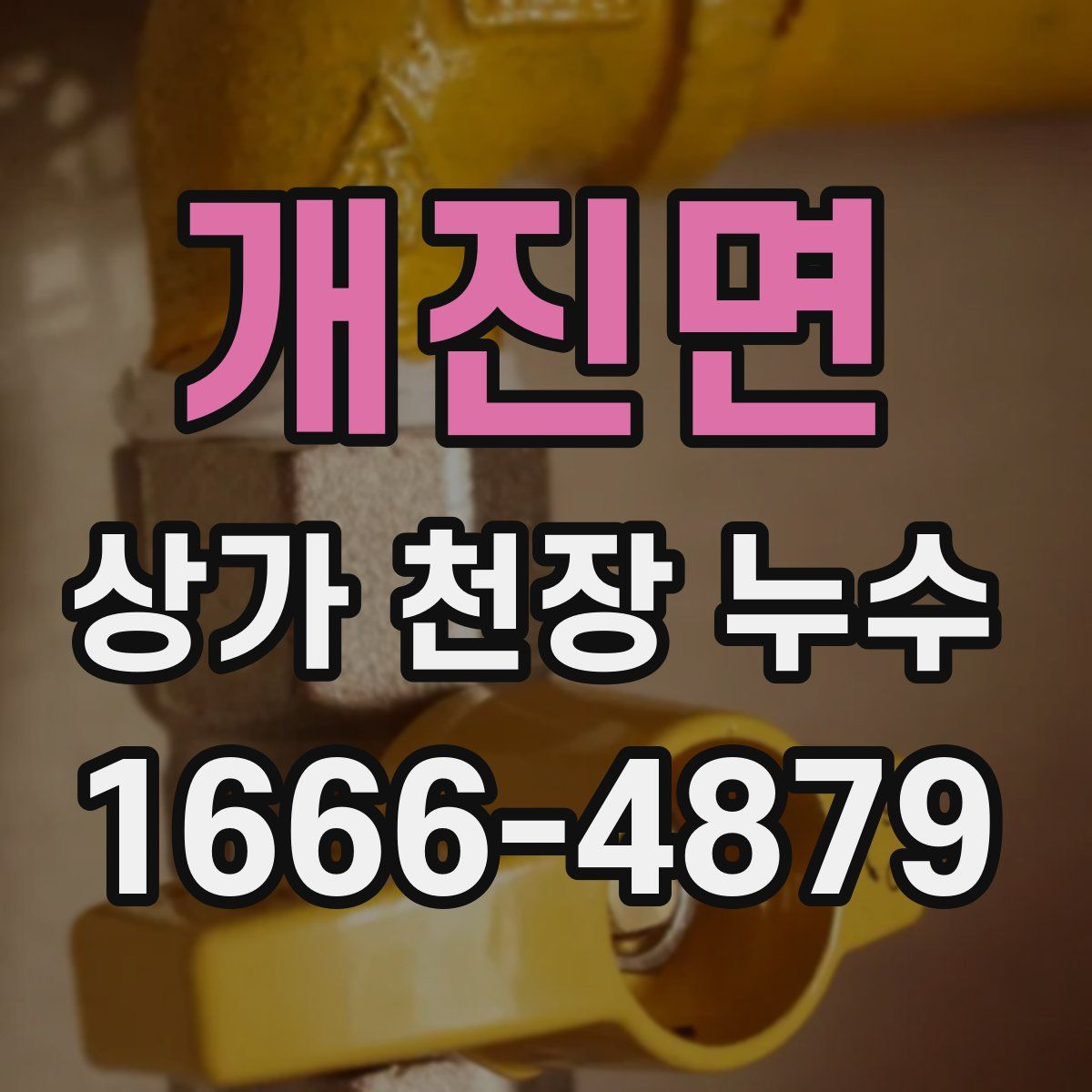 개진면 상가 천장 누수