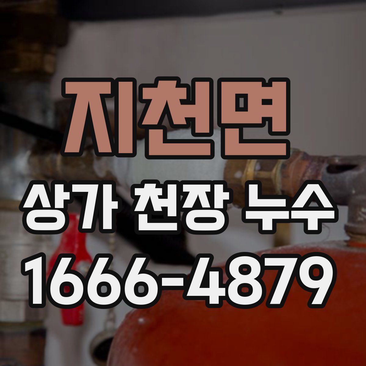 지천면 상가 천장 누수