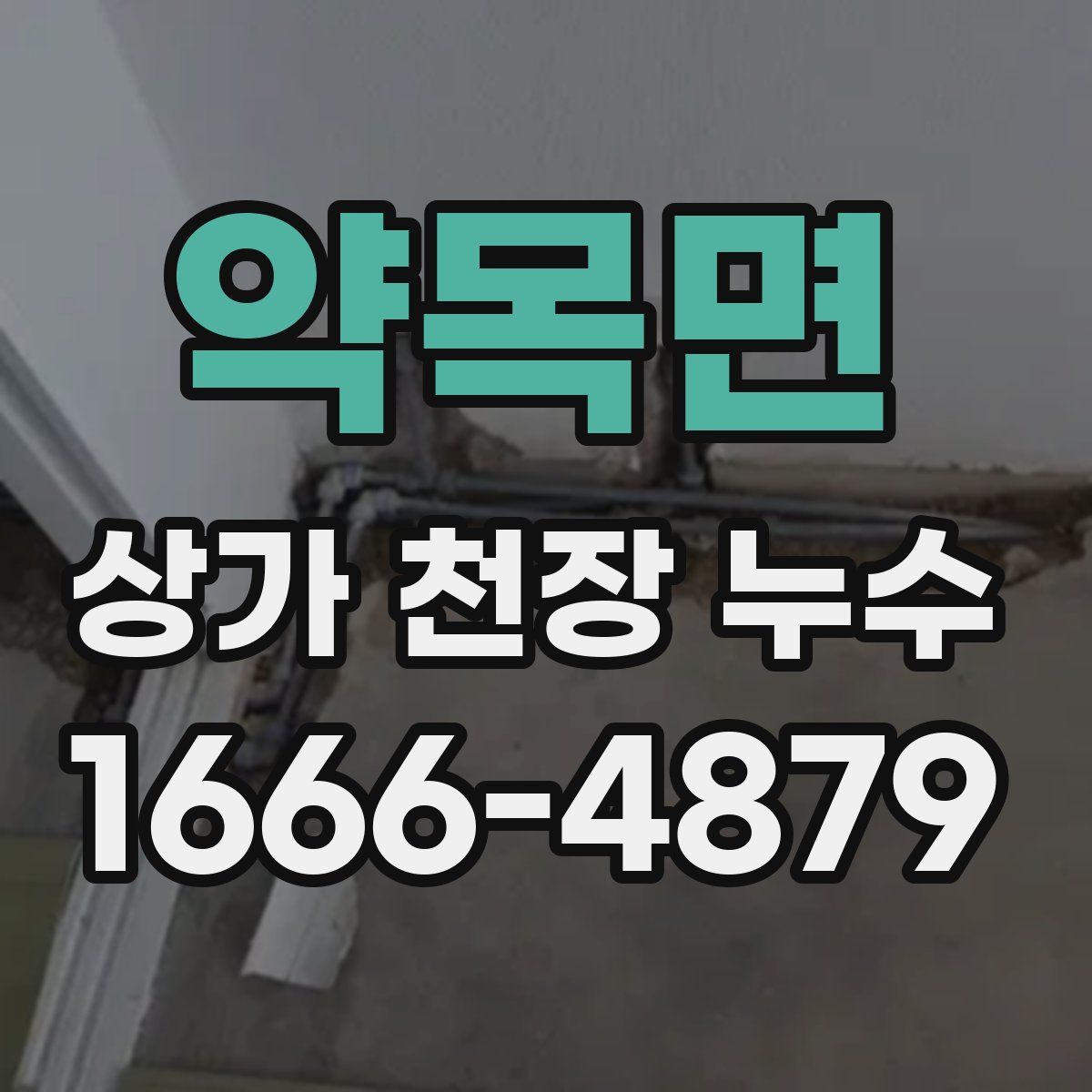 약목면 상가 천장 누수