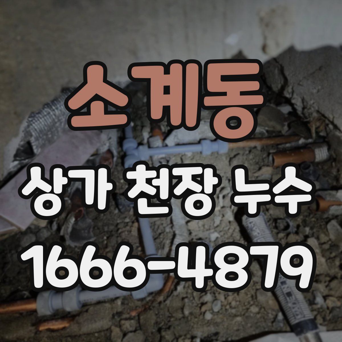 소계동 상가 천장 누수