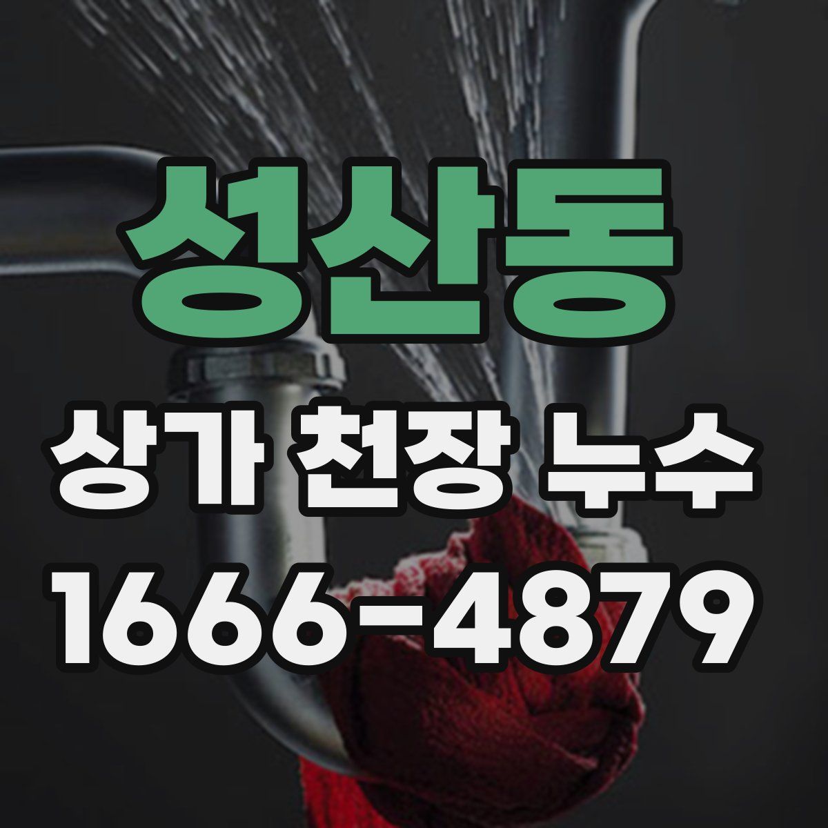 성산동 상가 천장 누수