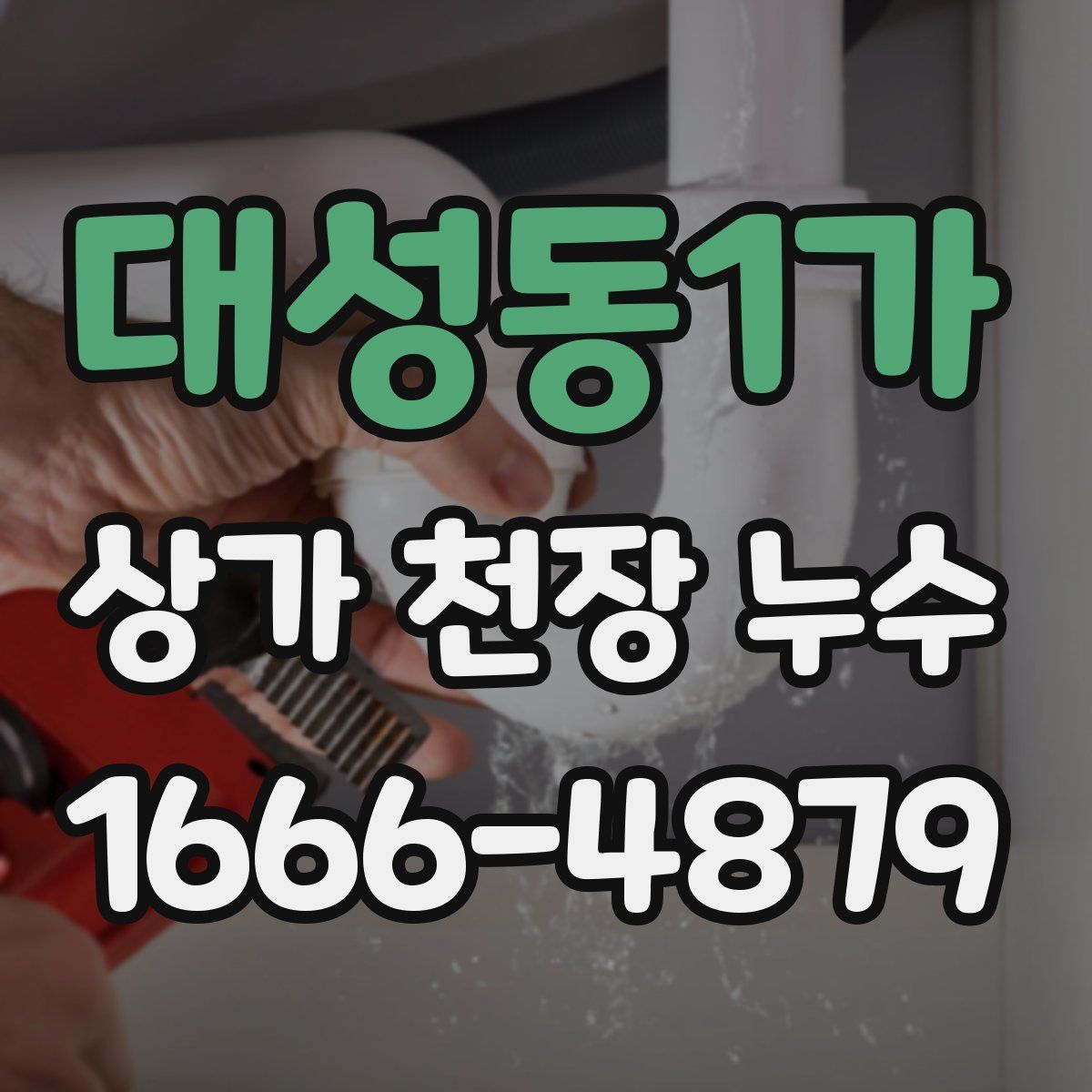 대성동1가 상가 천장 누수