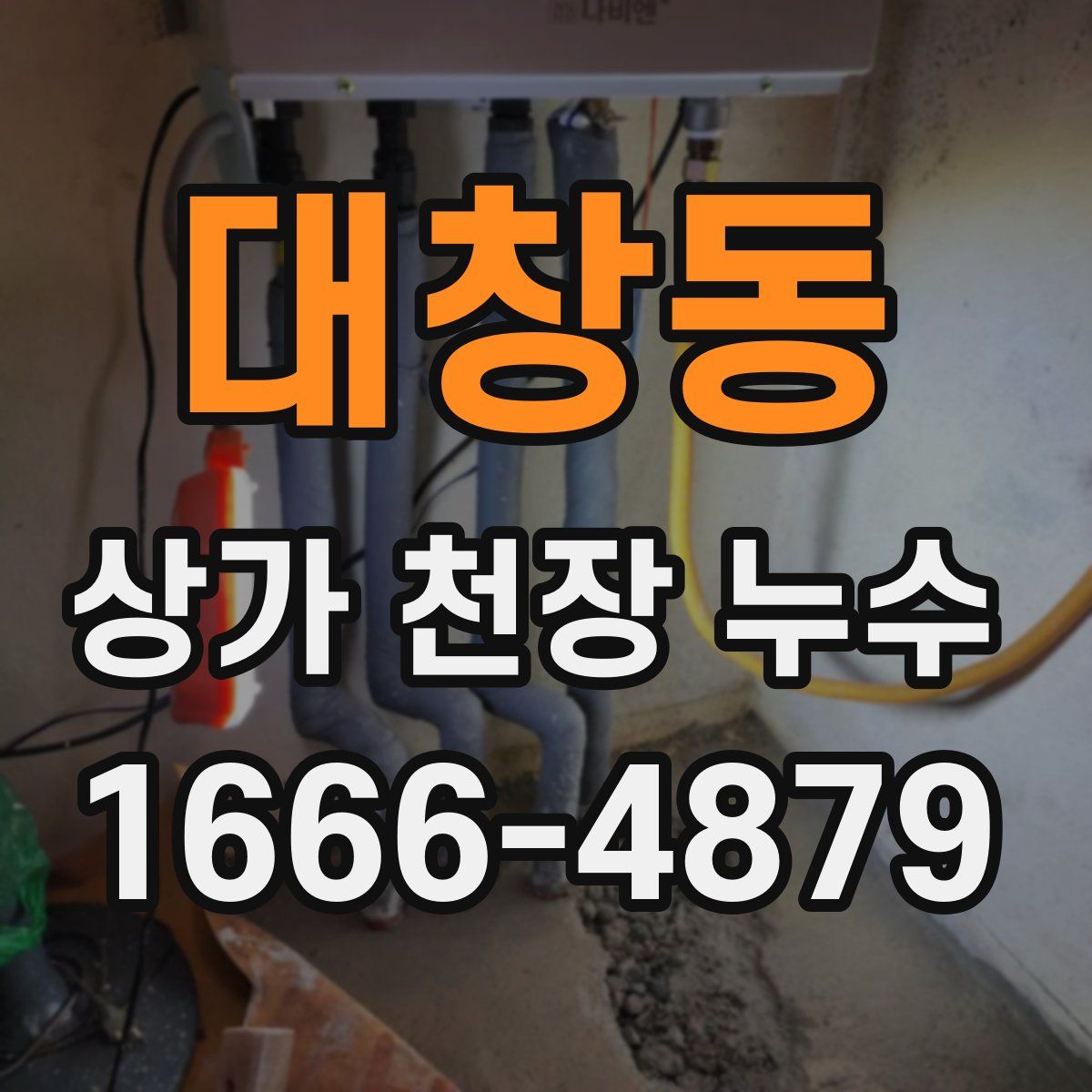 대창동 상가 천장 누수