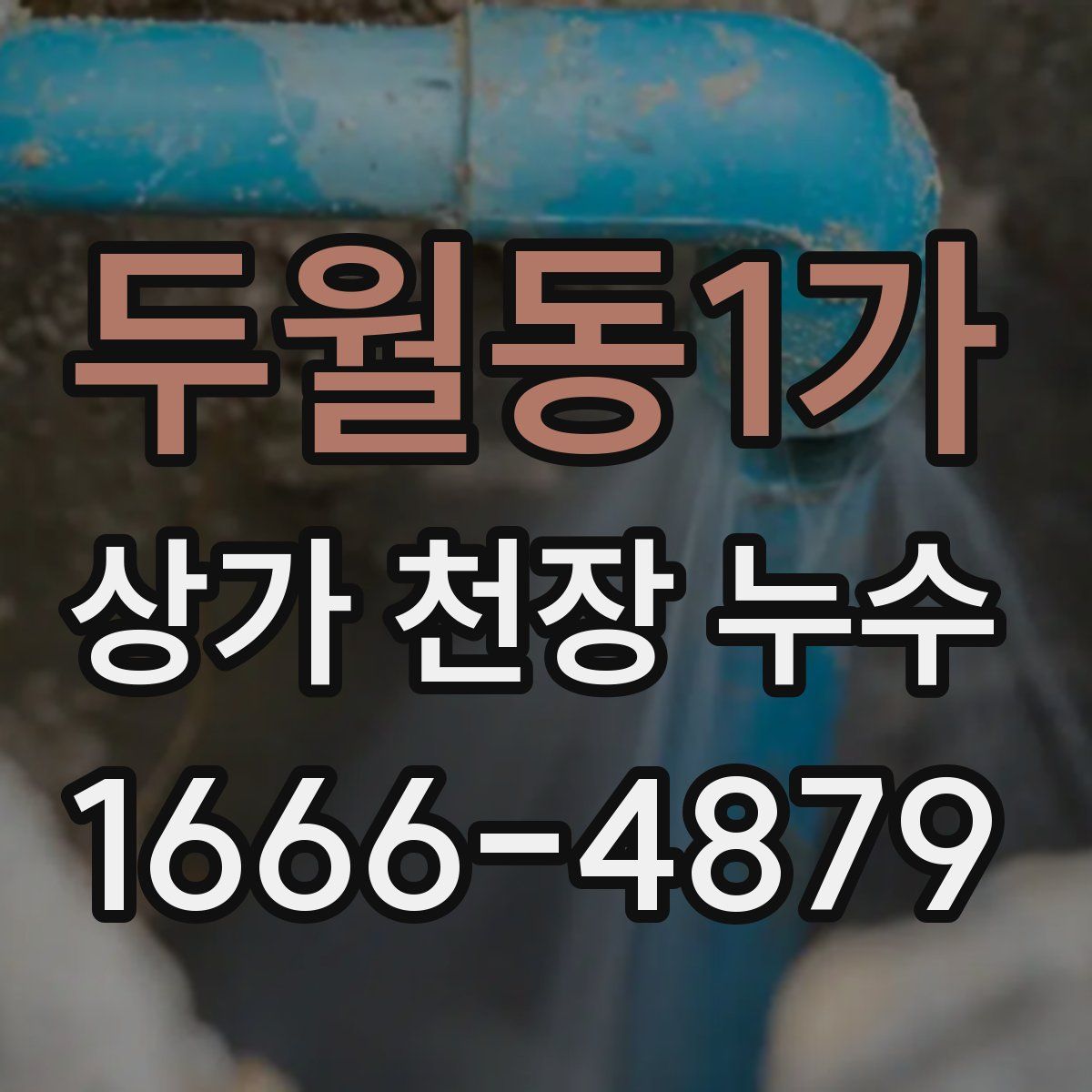 두월동1가 상가 천장 누수