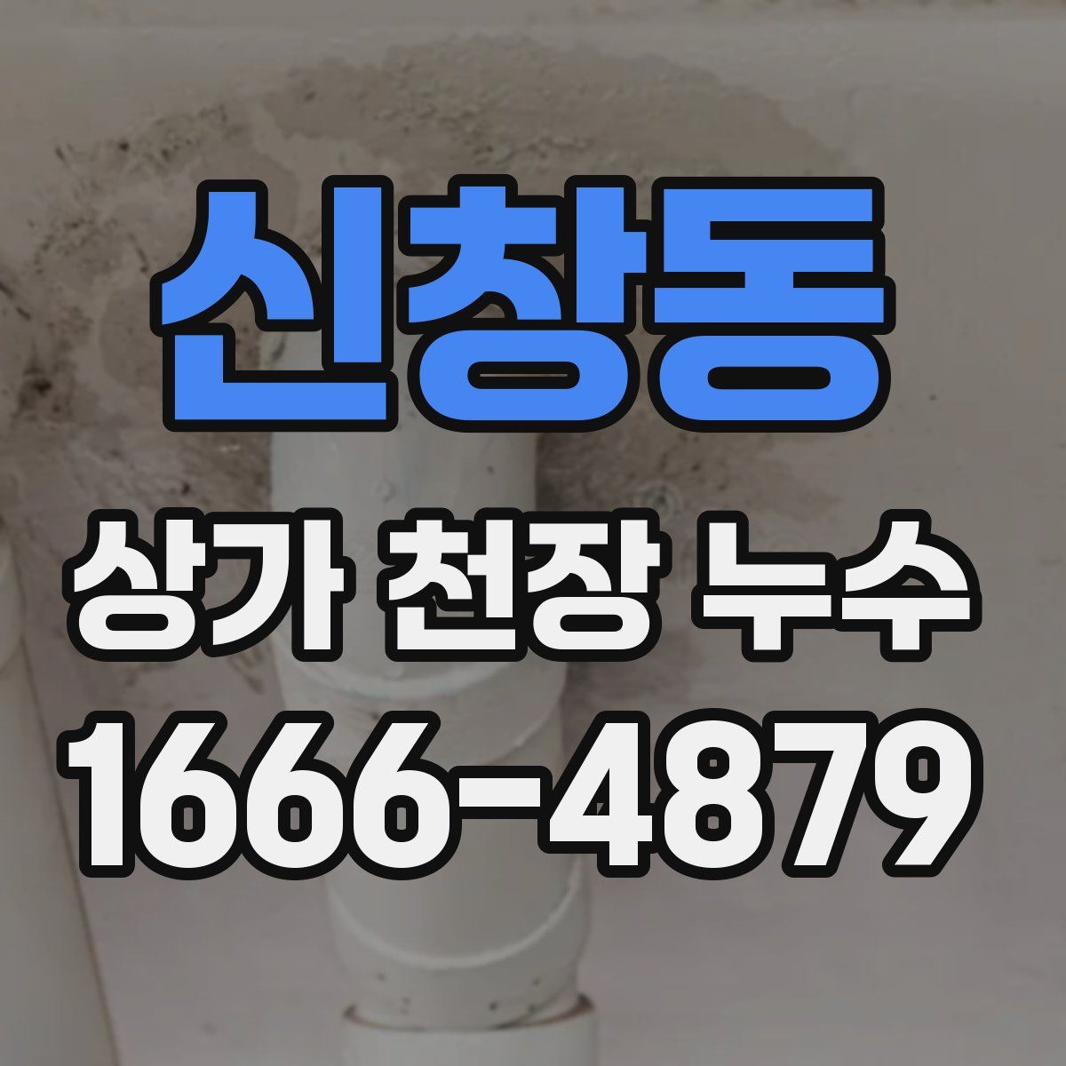 신창동 상가 천장 누수