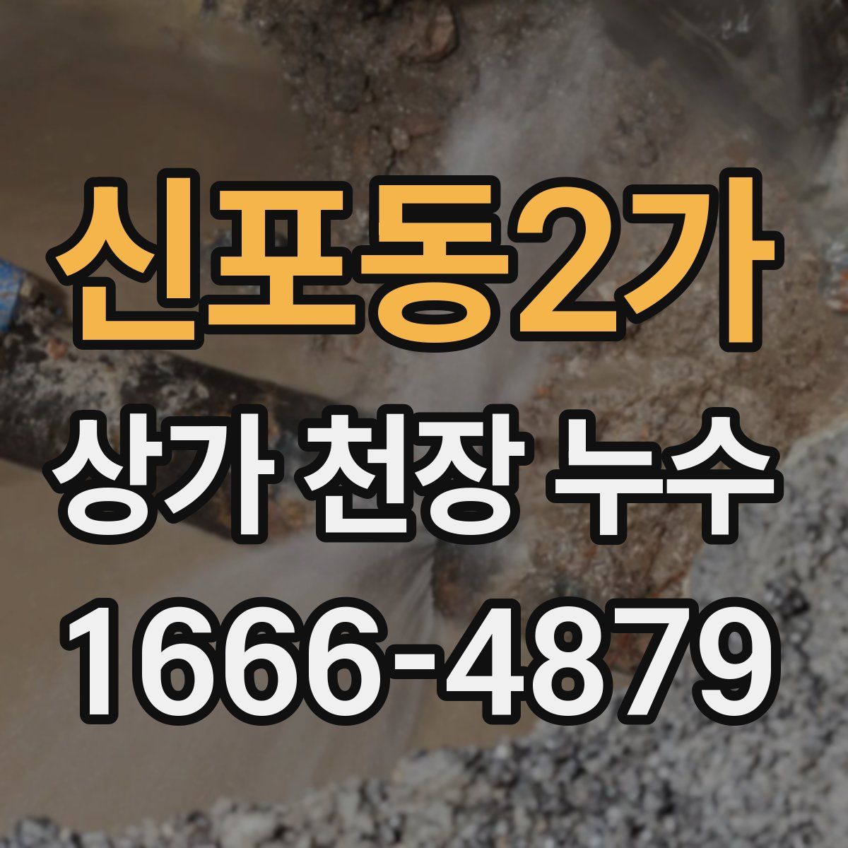 신포동2가 상가 천장 누수
