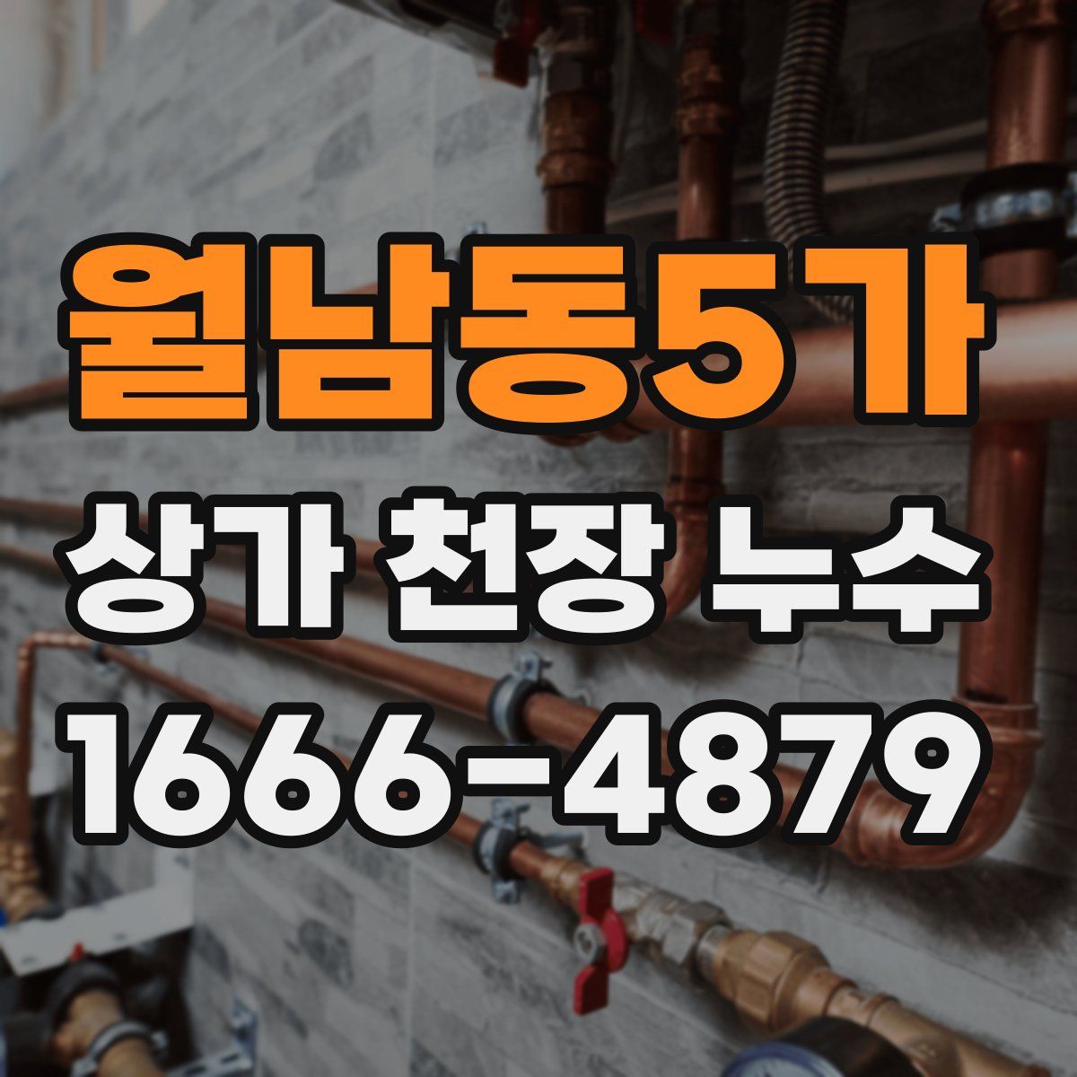 월남동5가 상가 천장 누수