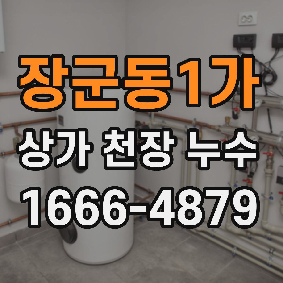 장군동1가 상가 천장 누수