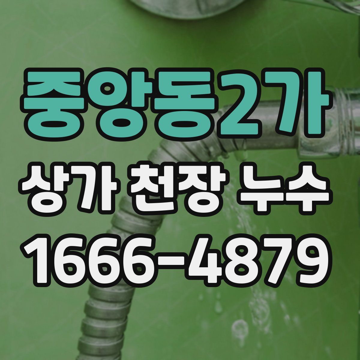 중앙동2가 상가 천장 누수