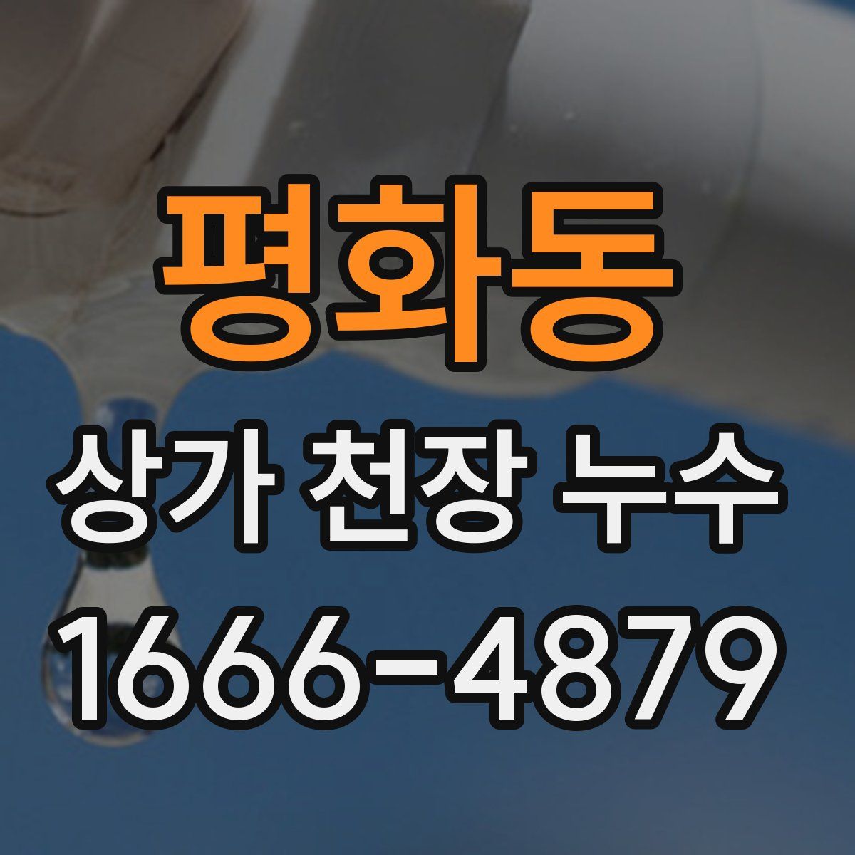 평화동 상가 천장 누수