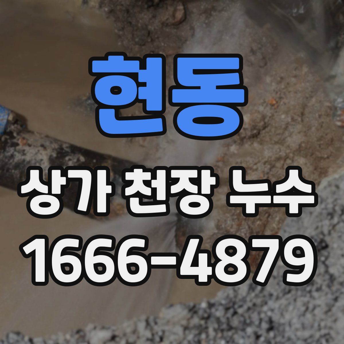 현동 상가 천장 누수