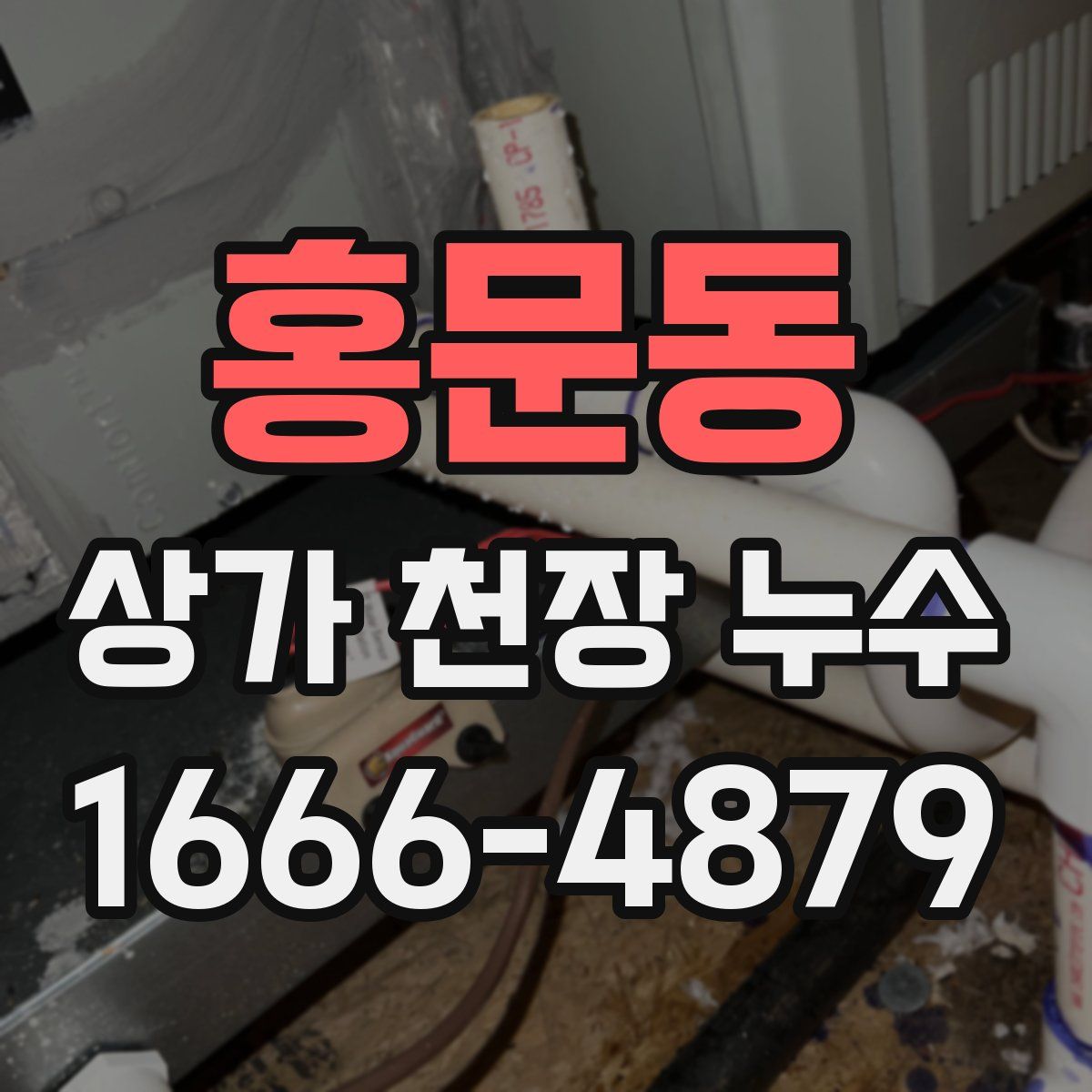 홍문동 상가 천장 누수