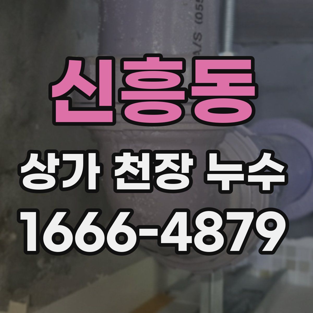 신흥동 상가 천장 누수