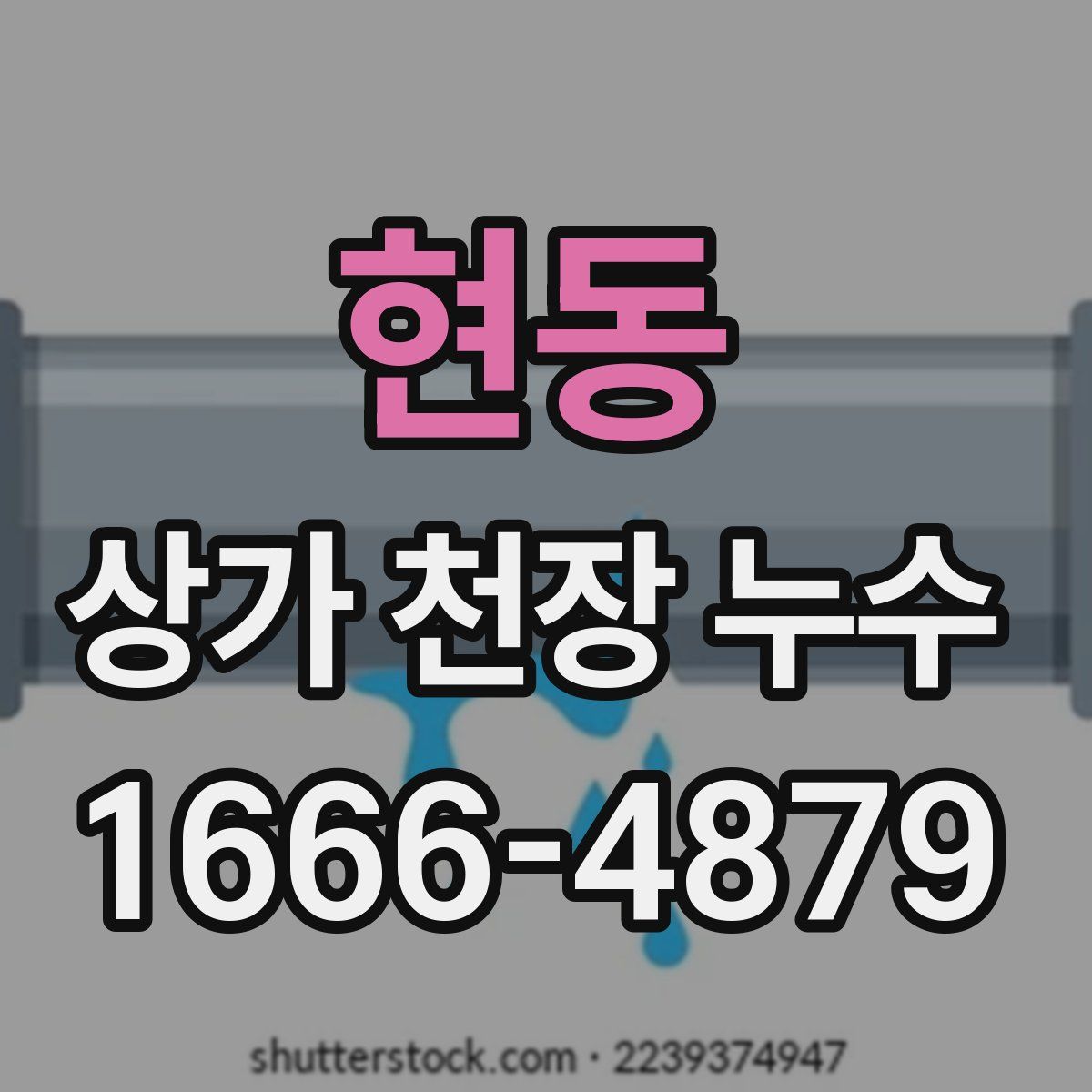 현동 상가 천장 누수
